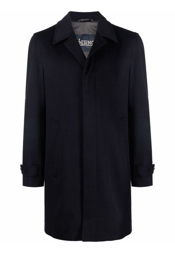 Herno single-breasted coat - Blue