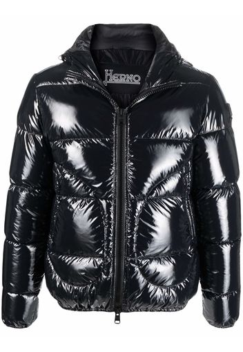 Herno padded hood jacket - Black