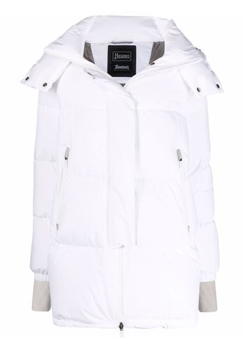 Herno puffer hooded coat - White