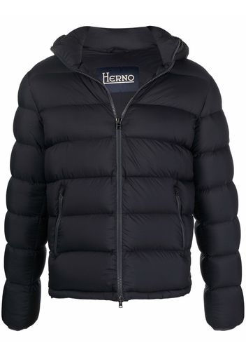 Herno detachable hood puffer jacket - Black