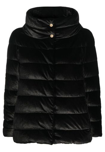 Herno quilted zipped puffer jacket - Black