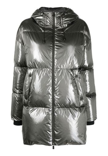 Herno high-shine puffer coat - Grey