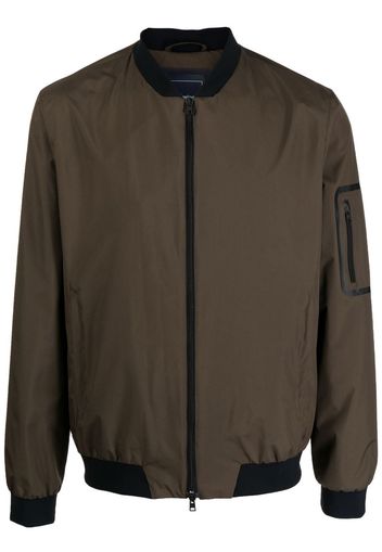 Herno zip-up bomber jacket - 7400 GREEN