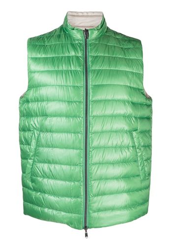 Herno reversible padded vest - Green