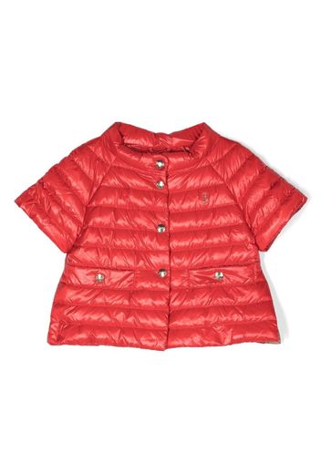 Herno Kids padded short-sleeve jacket - Red