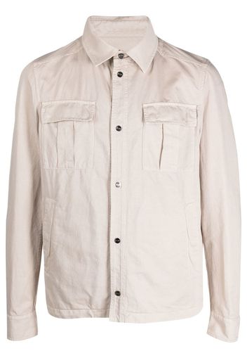 Herno chest-pockets shirt - Neutrals
