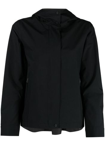 Herno zip-fastening hooded jacket - Black