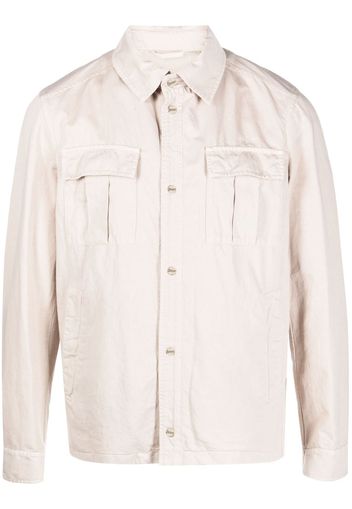 Herno chest-pockets shirt - Neutrals