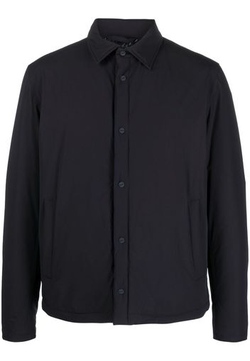 Herno button-up padded shirt jacket - Blue