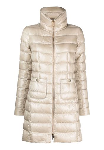 Herno Maria quilted coat - Neutrals