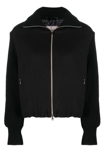 Herno long-sleeve zip-up jacket - Black