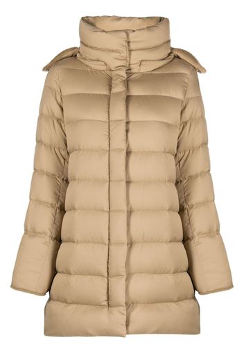 Herno quilted hooded coat - Brown