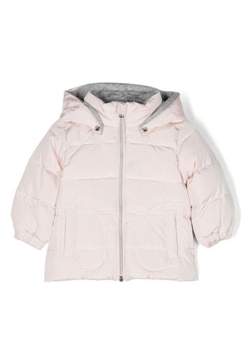 Herno Kids hooded down padded jacket - Pink