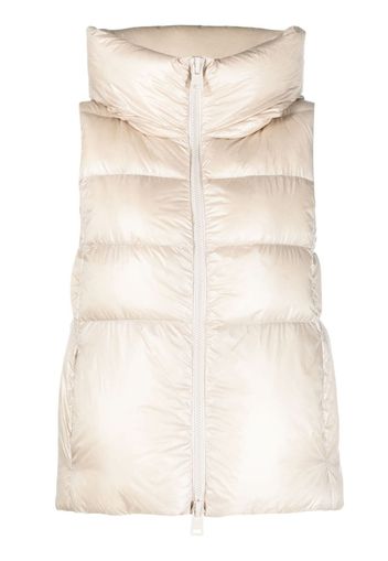 Herno hooded zip-up padded gilet - Neutrals