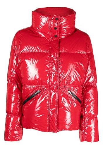 Herno funnel-neck puffer jacket - Red