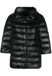 Herno 3/4 sleeve puffer jacket - Black