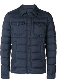 padded button-up jacket