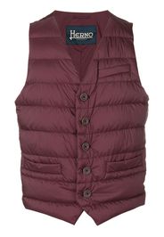 Herno quilted waistcoat - Red