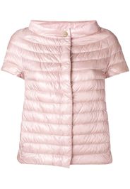 sleeveless feather down jacket
