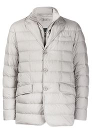 Herno single-breasted padded jacket - Grey