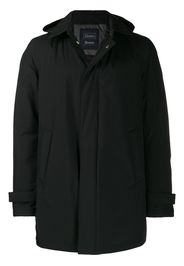 Herno detachable hooded coat - Black