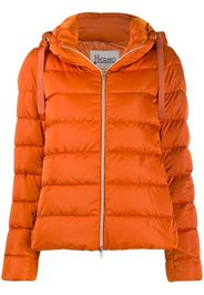 Herno zip-front puffer jacket - Orange