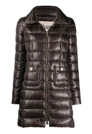 quitled zipped coat