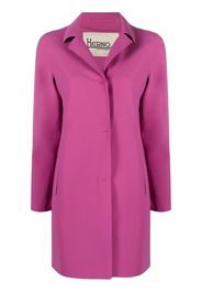 Herno First Act single-breasted coat - Purple