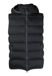 Herno zipped padded gilet - Black