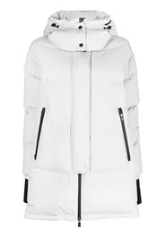 Herno hooded feather-down padded coat - Grey
