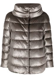 Herno quilted zipped puffer jacket - Grey