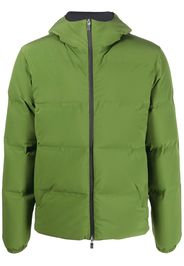 Herno padded zip-up hooded jacket - Green