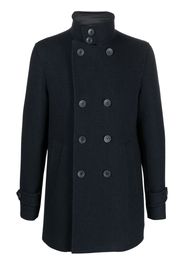 Herno double-breasted wool coat - Blue