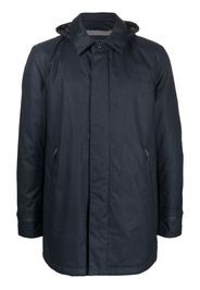 Herno zip-up padded coat - Blue