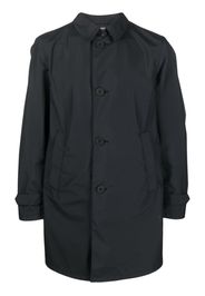 Herno single-breasted mid-length raincoat - Black
