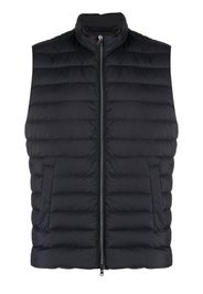 Herno padded zip-up gilet - Blue