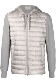 Herno contrasting-sleeves padded jacket - Grey