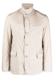 Herno padded single-breasted blazer - Neutrals