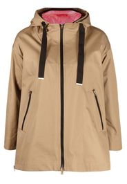 Herno reversible zip-up hooded jacket - Neutrals
