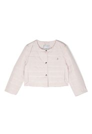 Herno Kids front press-stud fastening jacket - Pink