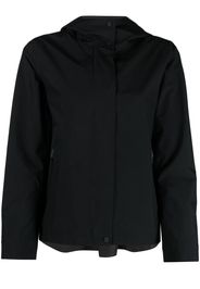 Herno zip-fastening hooded jacket - Black