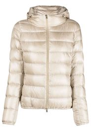 Herno high-shine puffer jacket - Neutrals