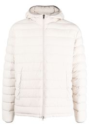 Herno padded-design hooded jacket - Neutrals