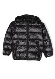 Herno Kids hooded down padded jacket - Black