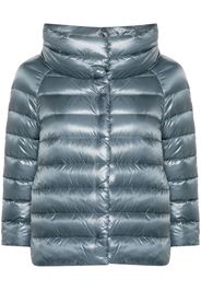 Herno funnel-neck quilted puffer jacket - Blue