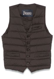 Herno padded gilet - Brown