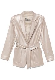 Herno lamé blazer - Neutrals