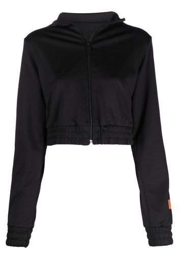 Heron Preston logo zip-up track jacket - Black