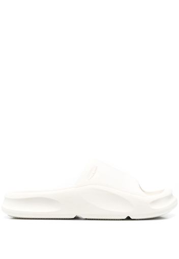 Heron Preston square-toe sliders - White