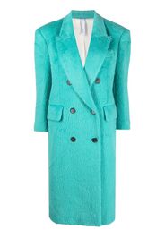 Hevo double-breasted tailored coat - Blue